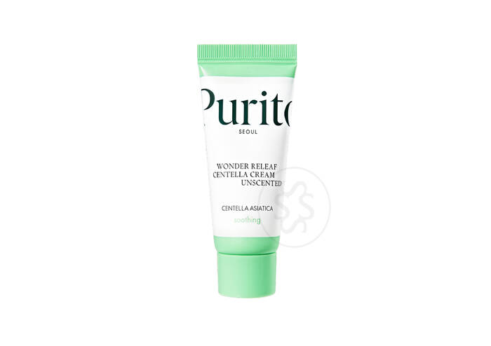 Крем для чутливої шкіри з центелою без ефірних олій PURITO Wonder Releaf Centella Cream Unscented 15 мл
