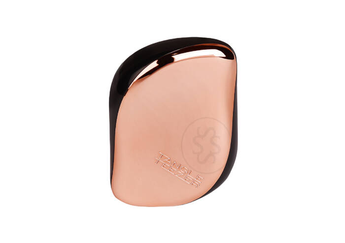 Щітка для волосся з кришечкою TANGLE TEEZER Compact Rose Gold Black