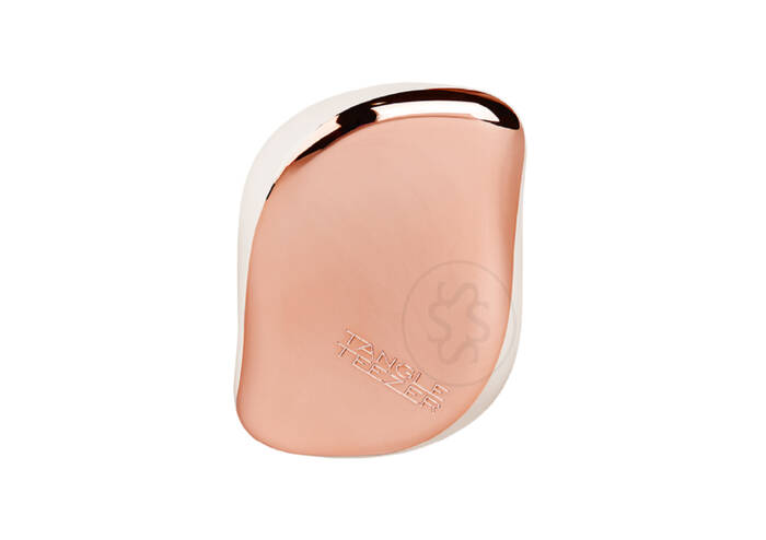 Щетка для волос с крышечкой Tangle Teezer Compact Rose Gold Ivary