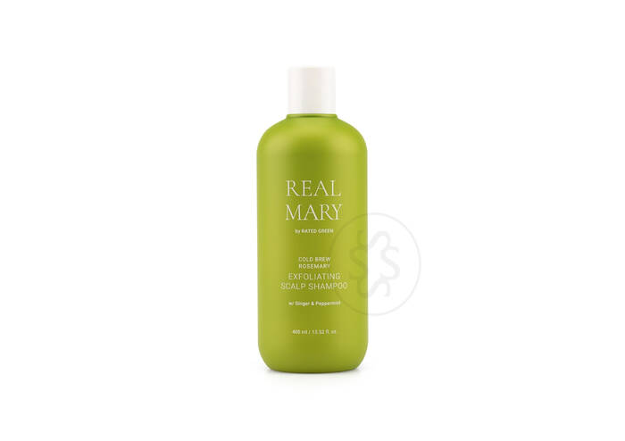 Глубокоочищающий отшелушивающий шампунь с соком розмарина Rated Green REAL MARY COLD BREWED ROSEMARY EXFOLIATING SCALP SHAMPOO 400 m