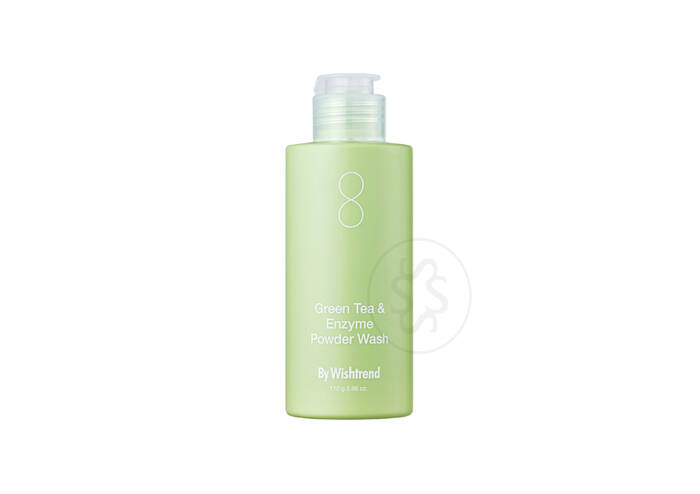 Пудра ензимна для вмивання з ароматом матчі BY WISHTREND Green Tea & Enzyme Powder Wash  110 г