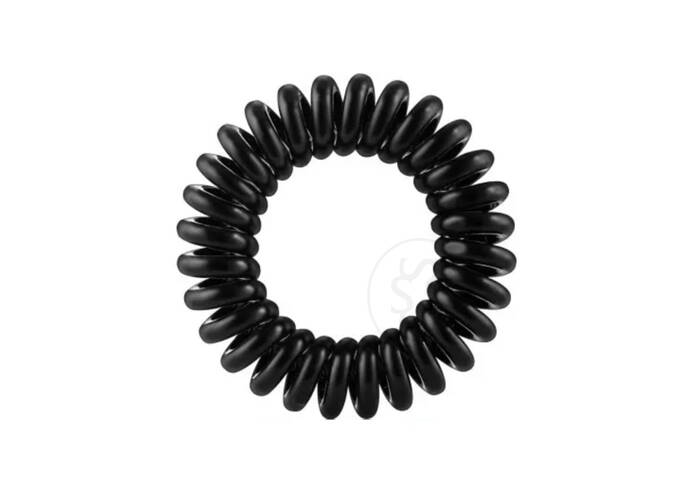 Резинка-браслет для сильної фіксації густого волосся INVISIBOBBLE Power True Black 3 штуки