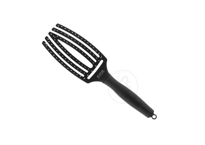 Щітка масажна OLIVIA GARDEN Finger Brush Combo Medium Black