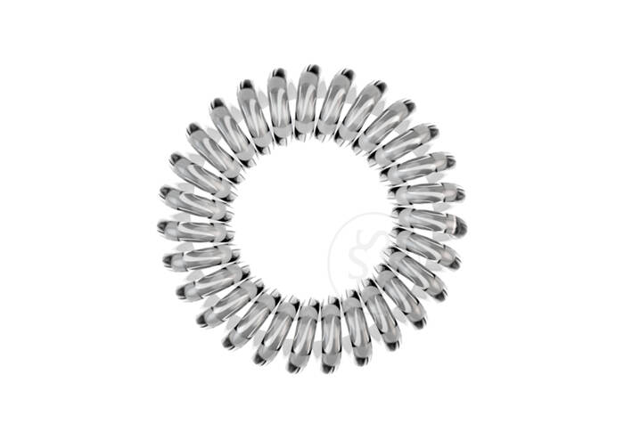Резинка-браслет для сильной фиксации густых волос Invisibobble Power Crystal Clear 3 штуки