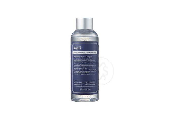 Зволожуючий тонік без ароматизатора DEAR, KLAIRS Supple Preparation Unscented Toner 180 мл