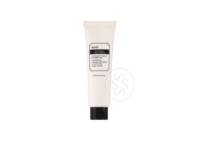 Средство для деликатной очистки лица DEAR, KLAIRS Gentle Black Facial Cleanser 140 мл