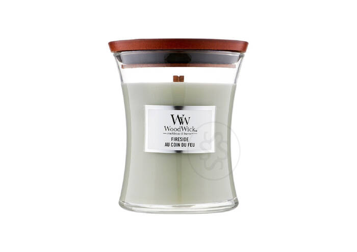 Ароматична свічка з ароматом потріскуючого деревного вогню WOODWICK Medium Fireside 275 гр