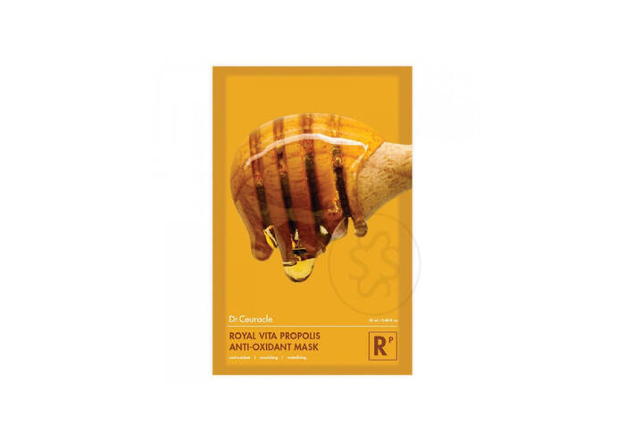 Антиоксидантна маска з екстрактом прополісу DR. CEURACLE royal vita propolis anti-oxidant mask 1 шт