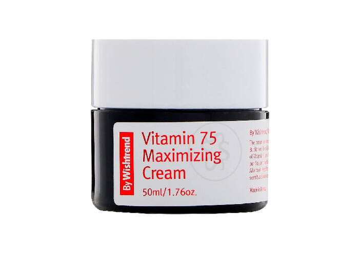 Вітамінний крем для обличчя з екстрактом обліпихи BY WISHTREND Vitamin 75 Maximizing Cream 50 мл