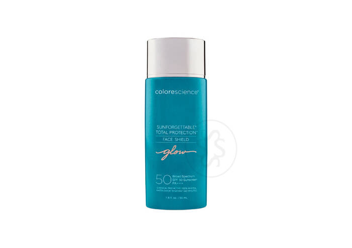 Солнцезащитный крем для лица с эффектом сияния COLORESCIENCE Sunforgettable Total Protection Face Shield Glow SPF 50 55 мл