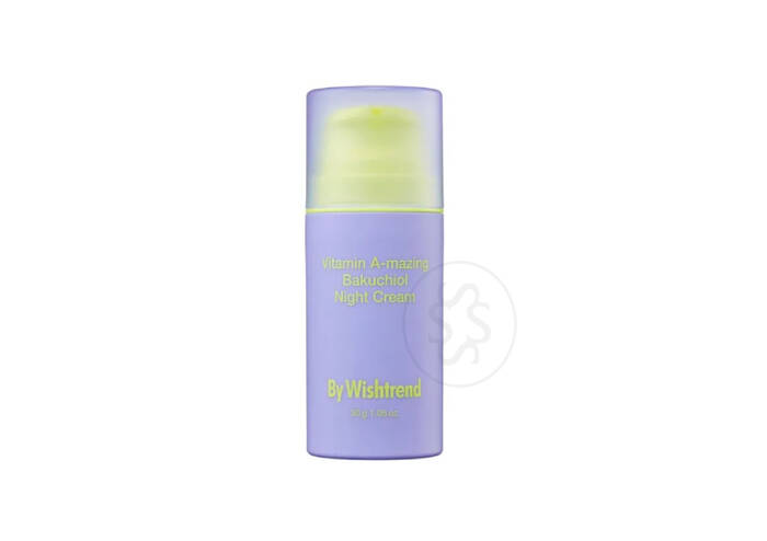 Нічний крем з ретинолом та бакучіолом BY WISHTREND Vitamin A-mazing Bakuchiol Night Cream 30 мл