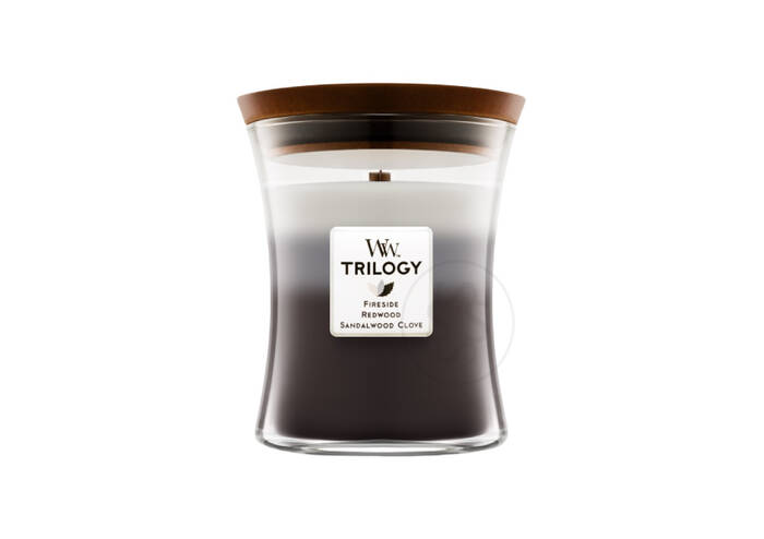 Ароматична свічка з тришаровим ароматом WOODWICK Medium Trilogy Warm Woods 275 г