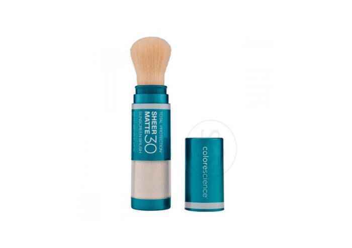 Матирующая солнцезащитная пудра с кистью COLORESCIENCE Sunforgettable Total Protection Sheer Matte SPF 30 4.3 г