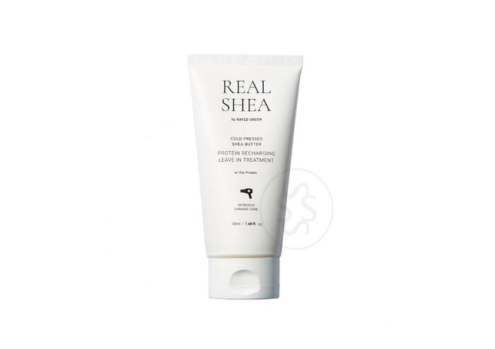 Термозахисний відновлюючий крем для волосся з маслом ши RATED GREEN Real Shea Gold Pressed Shea Butter Leave-in Treatment 50 мл