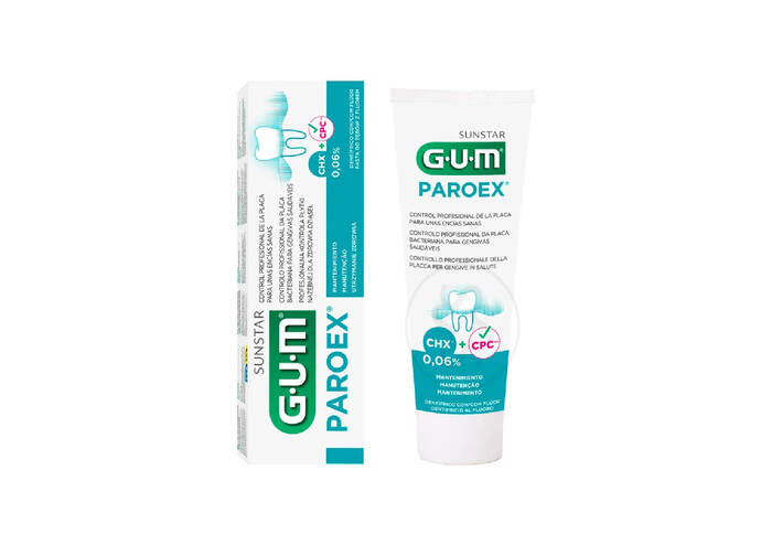 Ежедневная зубная паста GUM Paroex 0,06% хлоргексидина + СРС 75 мл