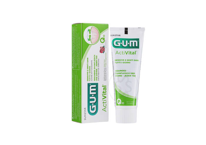 Зубна паста для захисту зубів та свіжого подиху GUM ActiVital 75 мл