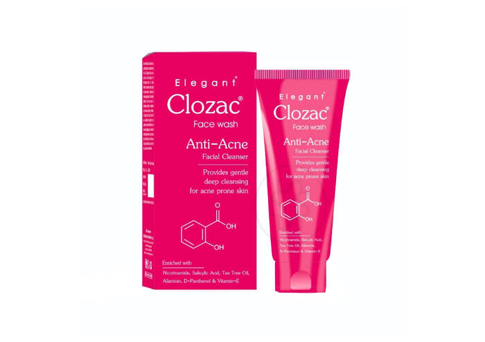 Средство для умывания с салициловой кислотой PEROLITE Clozac Anti-acne Facial Cleanser 60 мл