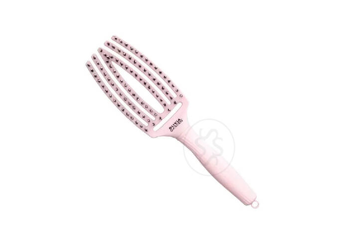 Щетка массажная OLIVIA GARDEN Finger Brush Combo Pearl Pink