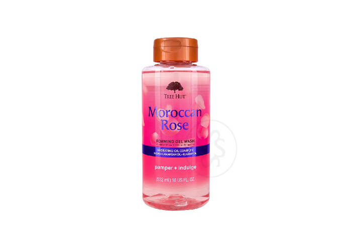 Гель для душу з ароматом марокканської троянди TREE HUT Moroccan Rose Foaming Gel Wash 532 мл