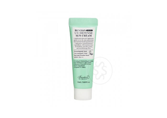 Легкий сонцезахисний крем з центелою BENTON Air Fit UV Defense Sun Cream SPF 50+/PA++++ 12 мл