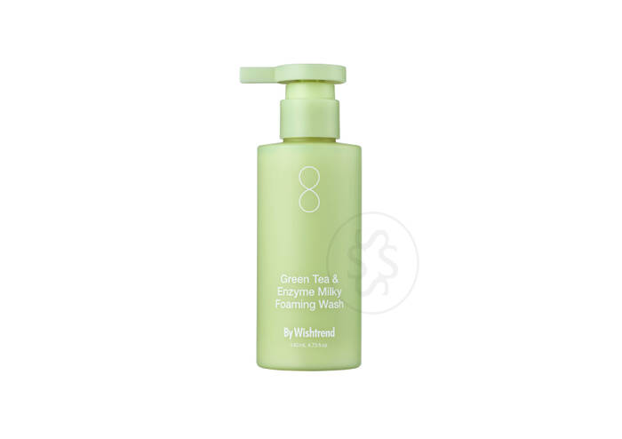 Пенка для умывания с зеленым чаем и энзимами BY WISHTREND Green Enzyme Foaming Wash 140 мл