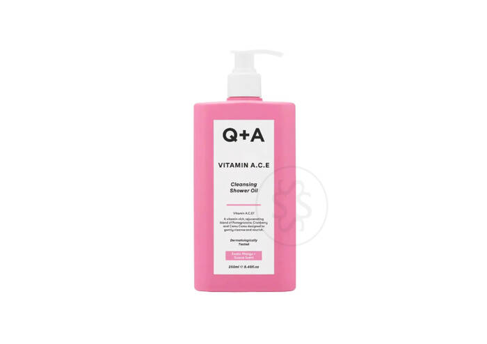 Вітамінізована олія для душу Q+A Vitamin A.C.E Cleansing Shower Oil 250 мл