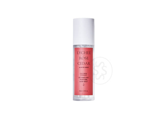Парфумований міст для волосся лічі-троянда-кедр RATED GREEN Detangling Perfume Hair Mist Lychee-Rose-Cedar 80 мл