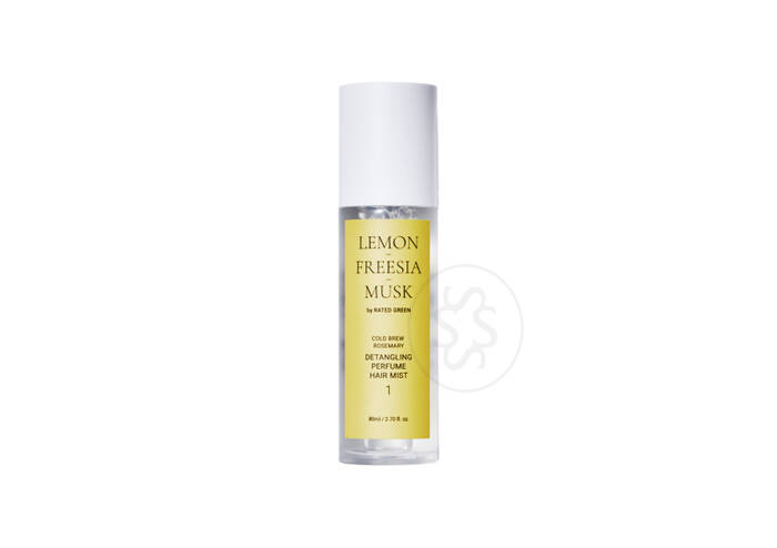 Парфумований міст для волосся лимон-фрезія-мускус RATED GREEN Detangling Perfume Hair Mist Lemon-Freesia-Musk 80 мл