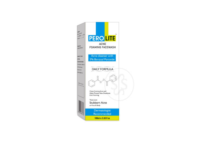 Засіб для вмивання з бензоїл пероксидом 3% PEROLITE Acne Foaming Facewash 100 мл