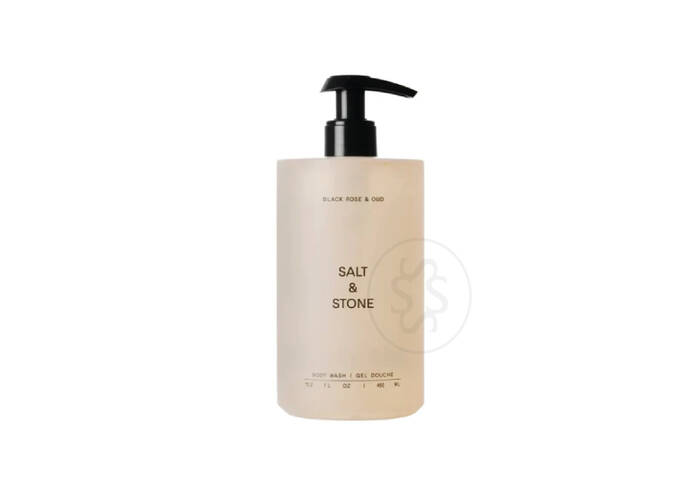 Антиоксидантний гель для душу з ароматом чорної троянди та уда SALT&STONE Body Wash Black Rose & Oud 450 мл