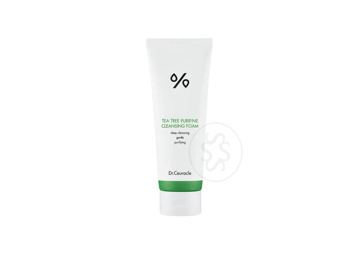 Гель-пінка для вмивання з екстрактом чайного дерева DR. CEURACLE Tea Tree Purifine Cleansing Foam ( термін до 04.26 р) 150 мл
