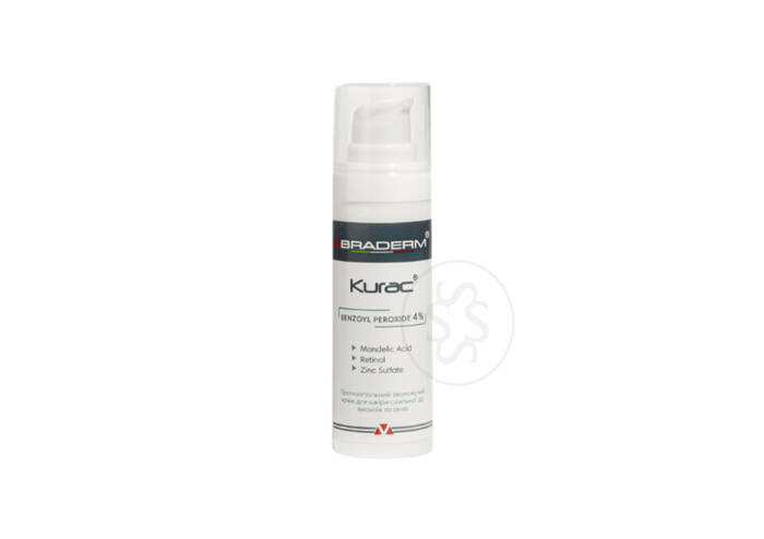 Активный противовоспалительный крем BRADERM Kurac Cream 30 мл