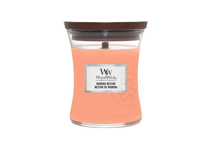 Ароматична свічка з нотами персика, медом і манго WOODWICK Manuka Nectar 275 г