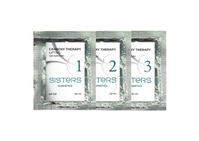 Набор неинвазивной карбокситерапии для возрастной кожи SISTERS COSMETICS Carboxy Therapy Lifting 3 x 10 мл