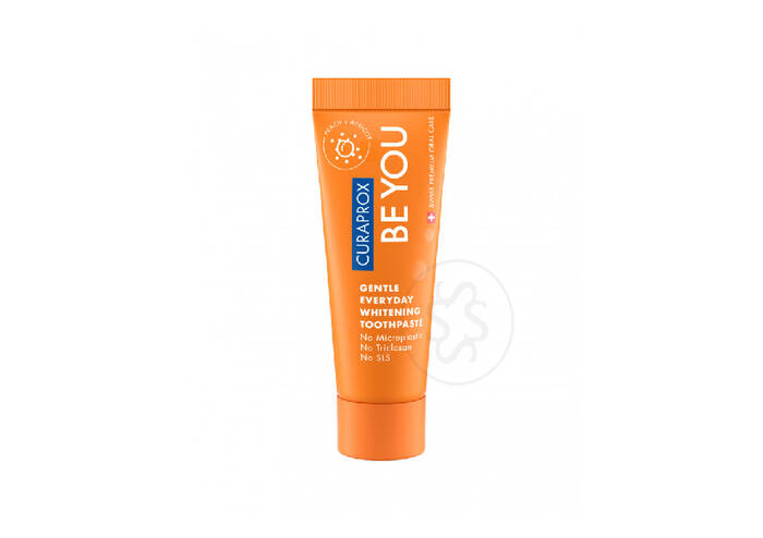 Зубна паста з відбілюючим ефектом CURAPROX Be You Peach Apricot 10 мл