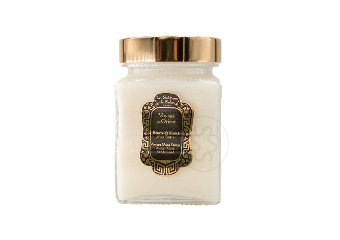 Баттер для тіла з ароматом амбри, ванілі та пачулі LA SULTANE DE SABA Shea Butter Ayurvedique 300 мл (260 г)