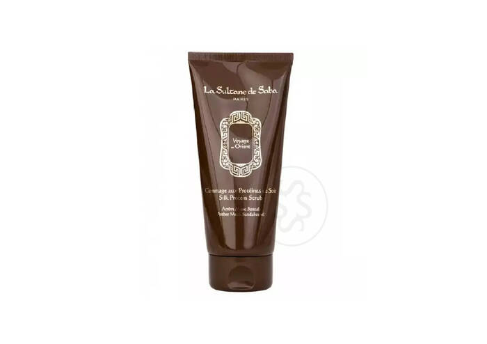 Шовковий протеїновий скраб з ароматом амбри, мускусу та сандалу LA SULTANE DE SABA Scrub Amber Musk Sandalwood 200 мл