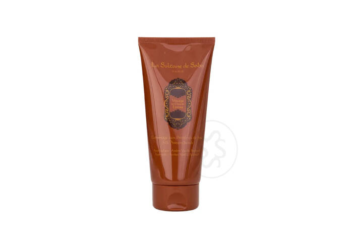 Скраб для тіла з ароматом амбри, ванілі та пачулі LA SULTANE DE SABA Silk Protein Scrub Ayurvedique 200 мл