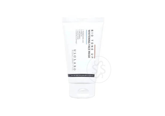 Маска для освітлення та сяяння шкіри обличчя USOLAB Bio Tone Up Whitening Face Mask 50 мл