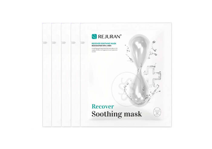 Заспокійлива маска для відновлення шкіри обличчя REJURAN Recover Soothing Mask 5 шт