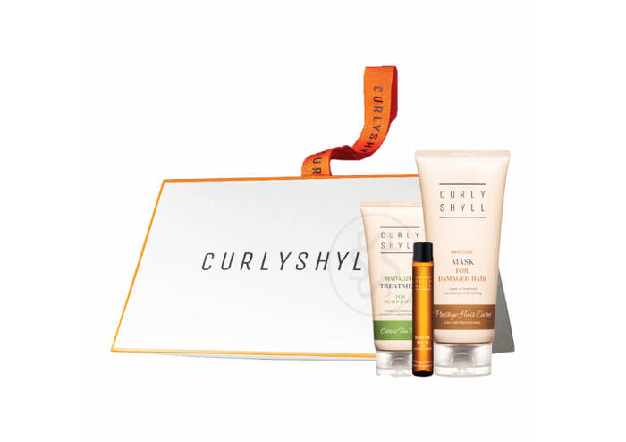 Набор для волос "Гладкость и блеск" CURLYSHYLL Smooth and Shine Kit