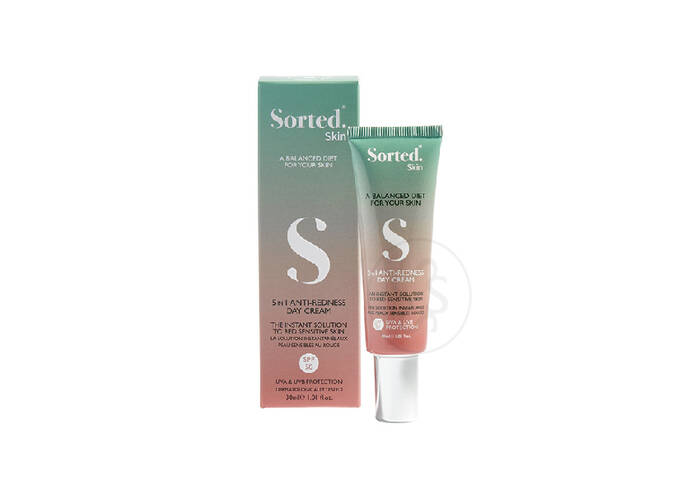Денний крем 5 в 1 проти почервоніння SORTED SKIN 5 in 1 Anti-Redness Day Cream SPF 50 30 мл