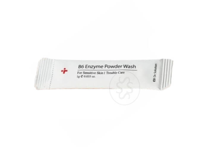 Ензимна пудра у формі стіку-саше з піридоксином та каламіном CU SKIN Dr.Solution B6 Enzyme Powder Wash Sachet 1шт* 1 г