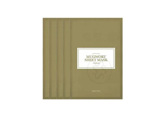 Успокаивающая тканевая маска с экстрактом полыни I'M FROM Mugwort Sheet Mask 5 шт