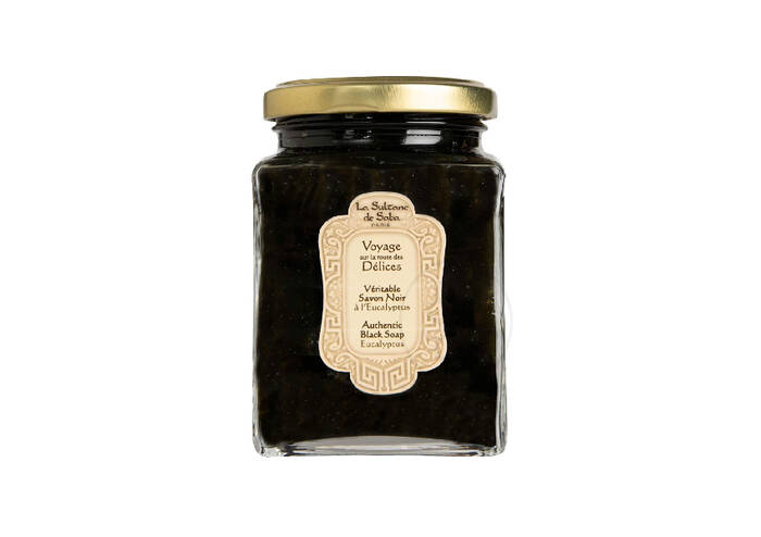 Чорне мило з евкаліптом LA SULTANE DE SABA Authentic Eucalyptus Black Soap 300 мл