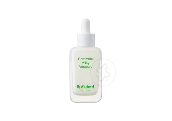 Відновлююча заспокійлива ампула для обличчя BY WISHTREND Ceramide Milky Ampoule 30 мл