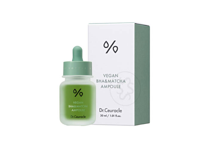 Ампульная сыворотка с BHA кислотой и экстрактом матча DR. CEURACLE Vegan BHA&Matcha Ampoule 30 мл