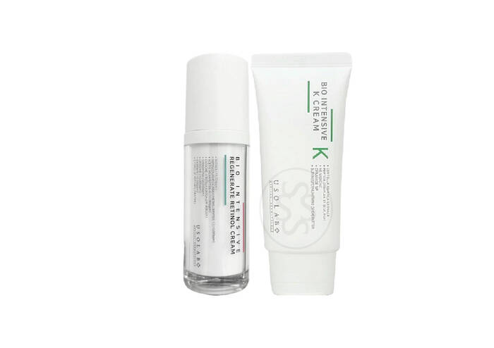 Набір засобів USOLAB Retinol Cream + Intensive K Cream