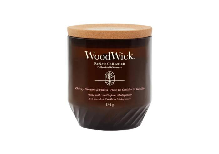 Свічка з ароматом вишневого цвіту WOODWICK ReNew Collection Cherry Blossom and Vanilla 184 г