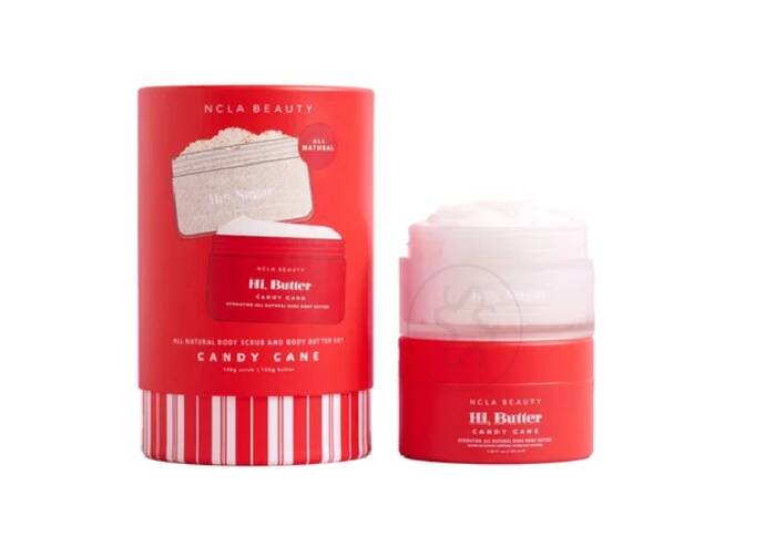 Подарунковий набір для догляду за тілом «Карамельна цукерка» NCLA BEAUTY Candy Cane Body Care Gift Set
